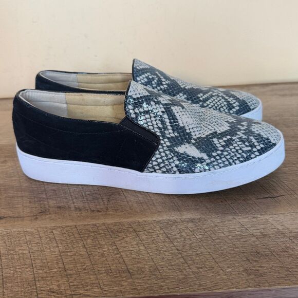 Vionic 356 Midi Snake Print Slip On Shoes Leather Women Flats Size 9.5 - Picture 3 of 7